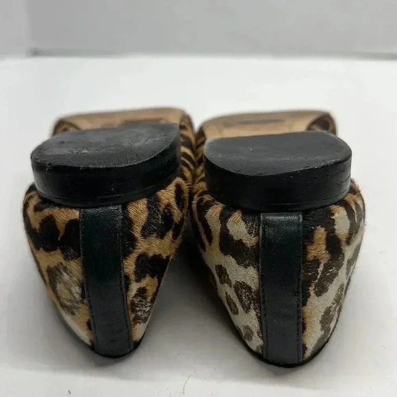 Sam Edelman Sara Ballet Flats Pony Hair Cap Toe Leather Slip On Shoes Size 7 - Picture 10 of 12